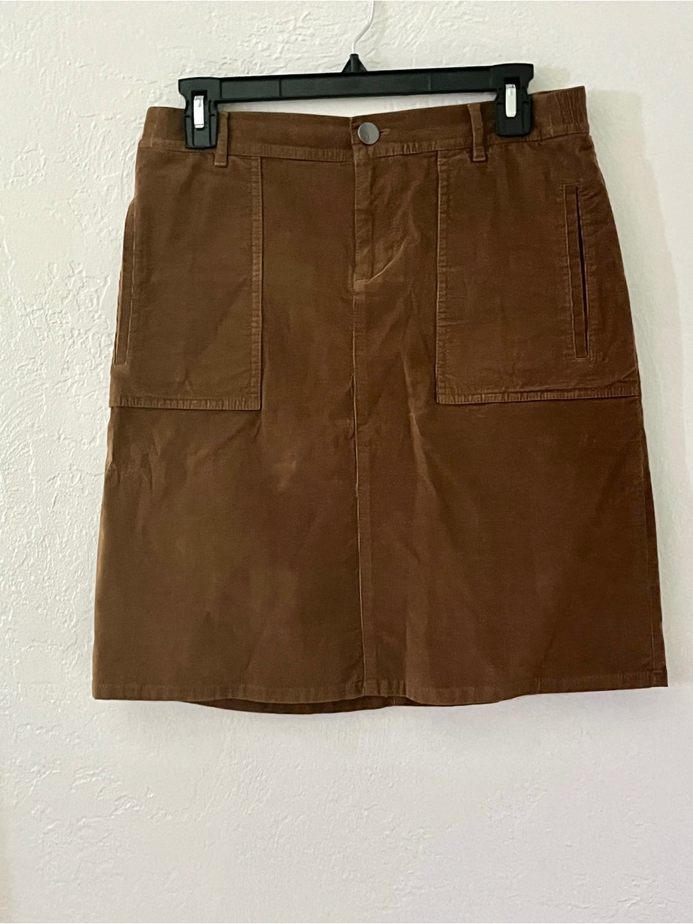 J. Jill Brown Corduroy Mini Skirt co5